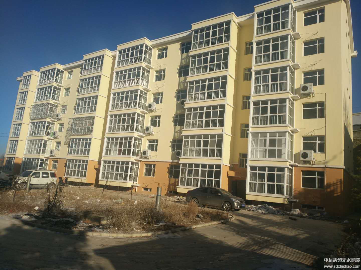 山西晉城小區無水地暖案例